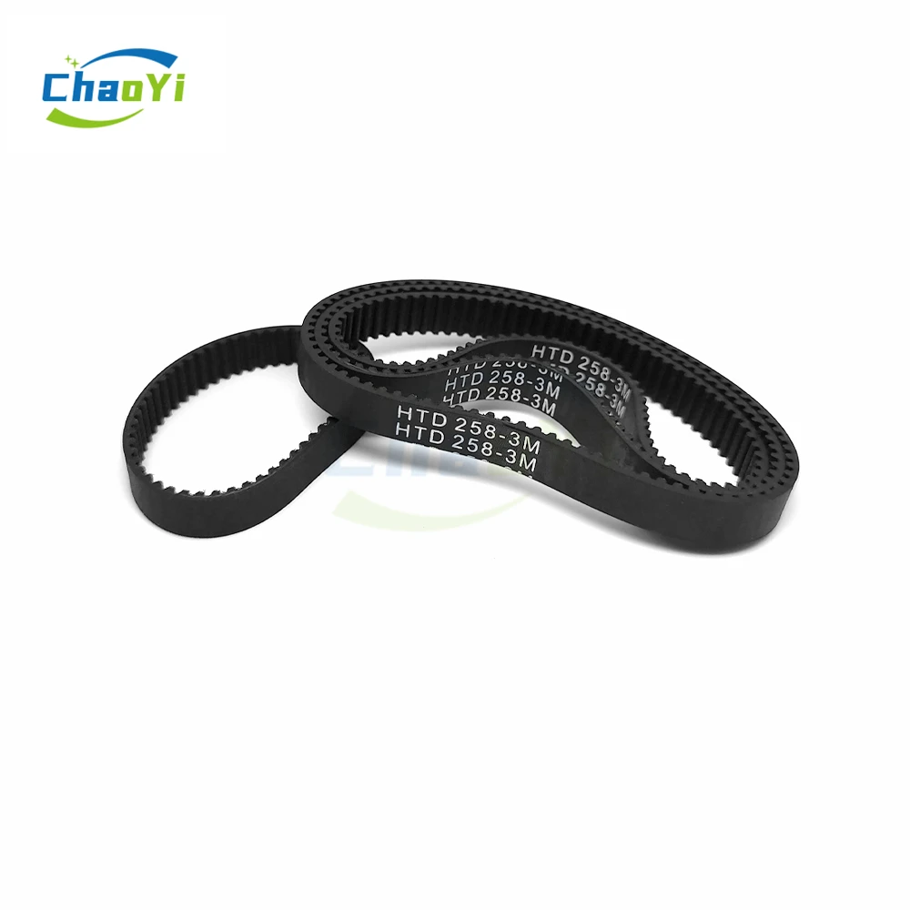 HTD 3M Closed Loop Rubber Timing Belt Pitch Length 255 258 261 264 267 270 273 276 279 282 285mm Width 10mm 3M-270 3M-276 3M-285