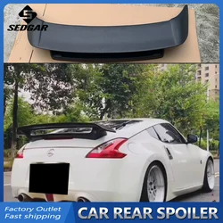 Per Nissan 350Z Z33 Fairlady tronco Spoiler 2003 2004 2005 2006 2007 2008 vera fibra di carbonio Spoiler posteriore tronco Boot Wing Spoiler