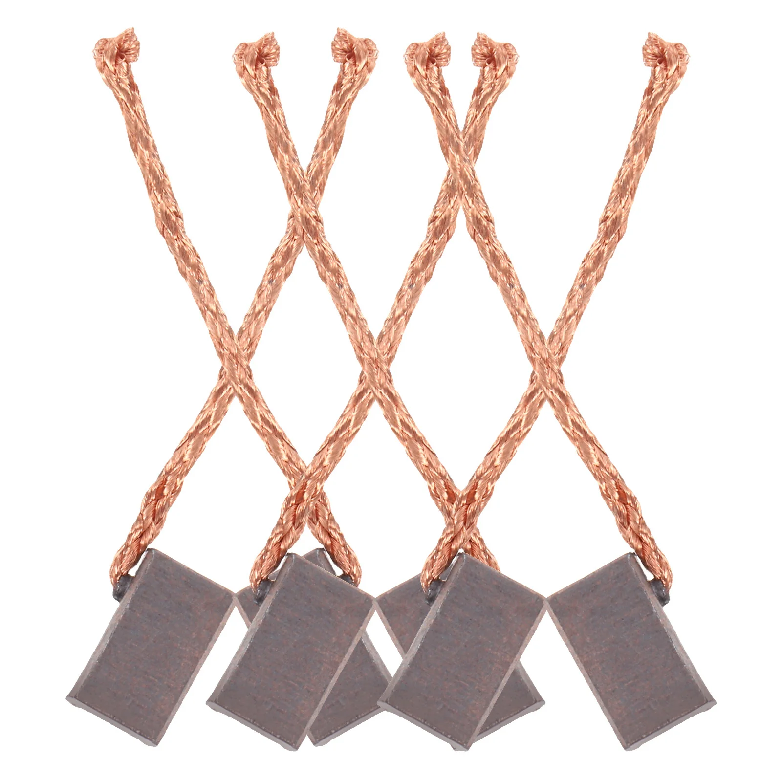 

6Pcs Carbon Brush Motor High Copper Content Wear Resistant for Automotive Window Lifters Wiper Motor Repair Replacement