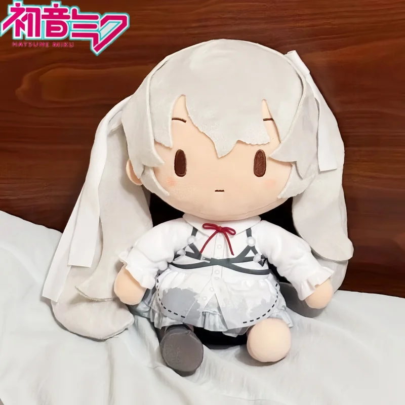 

New Original SEGA 27Cm Fuwa Petit Fufu Hatsune Miku Colorful stage Futami project! feat. White Onions L Plush Doll Gift Toy