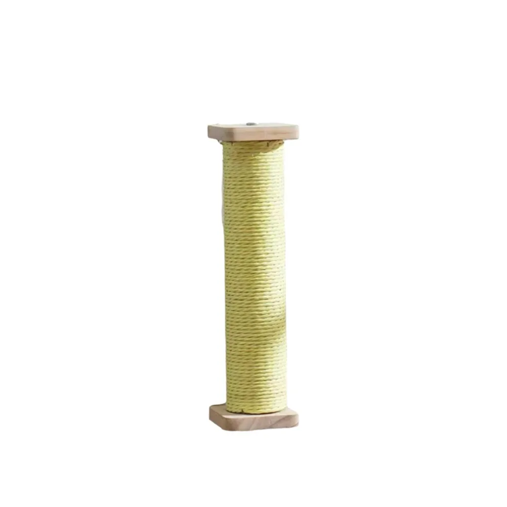 

Sisal Cat Scratcher Pole Wear-resistant Non-Debris Cat Scratching Post Hanging Vertical Cat Scratching Column