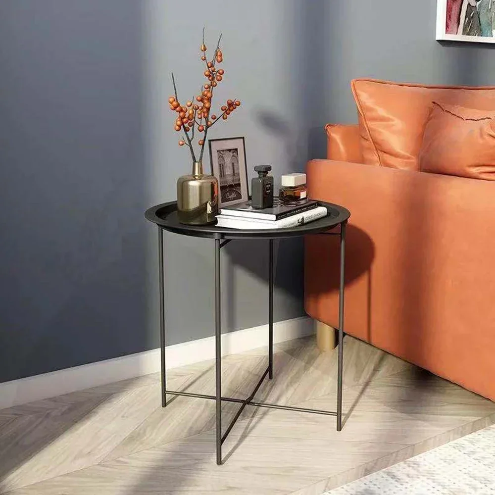 

Folding Table Side Corner Table Portable Small Camping Barbecue Outdoor Rental House Chess Room Coffee Tea Table