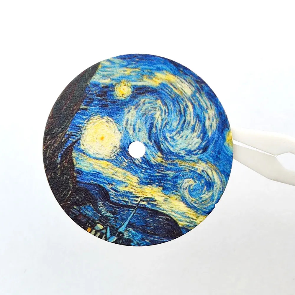 NH35/NH36 Zifferblatt 28,5mm Zifferblatt Van Gogh Serie Zifferblatt Passend für NH35/NH36 Uhrwerk Uhrenzifferblatt Uhrenersatzteile