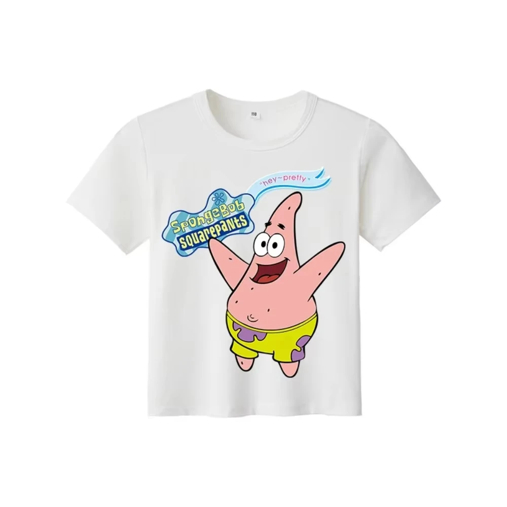 

Детская футболка с мультяшным принтом — дизайн с мультяшными звездами, детская футболка, летний стиль