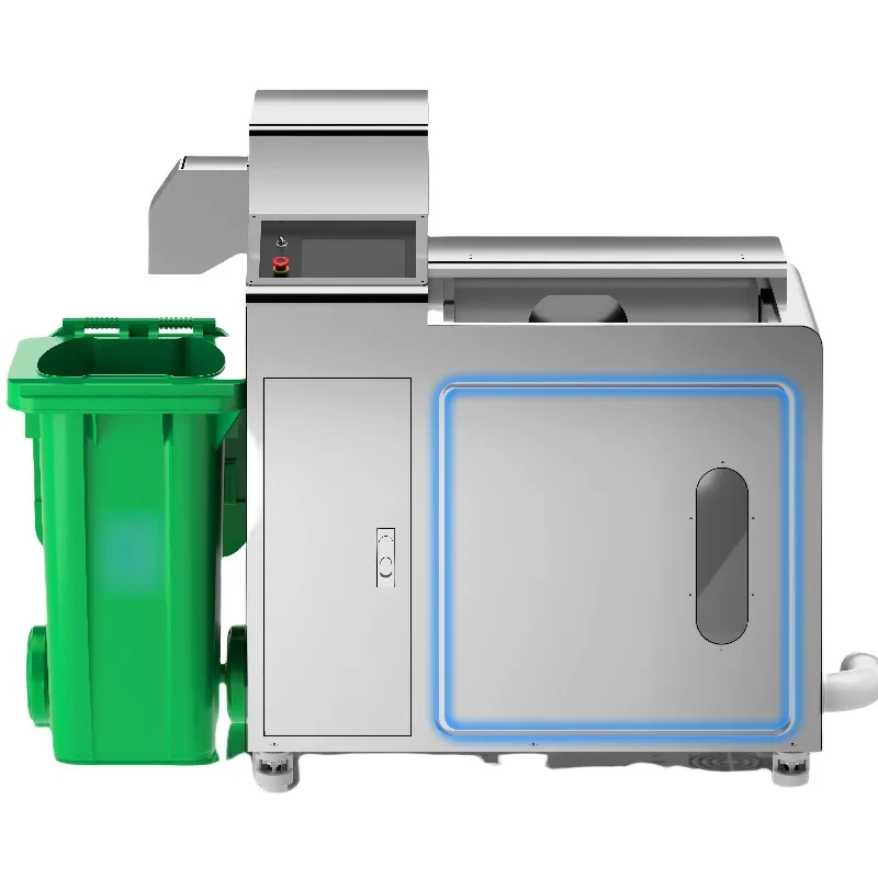 Food Waste Shredder Oil-Water Separation Garbage Crusher with Dehydrator Kitchen Food Waste Recycling Machine Customized