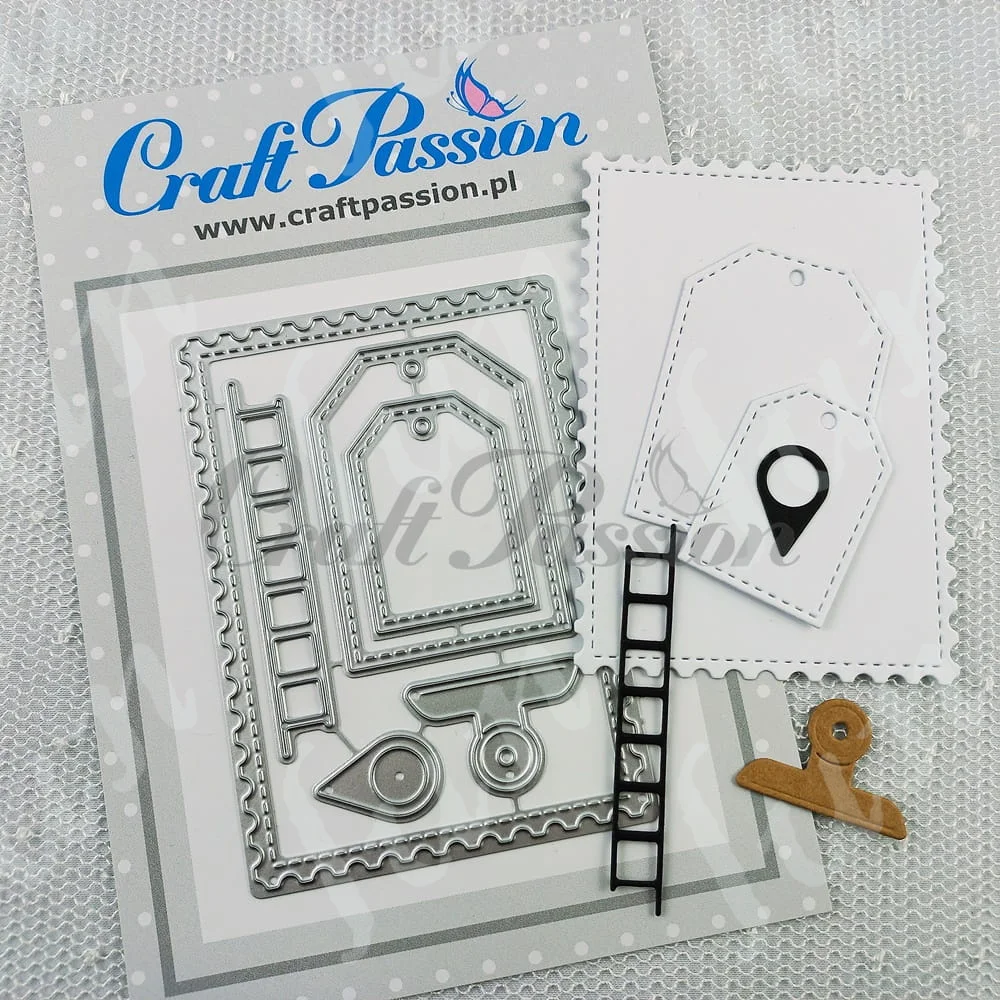 กรอบไปรษณียากรพร้อมลายฉลุที่ตัดลายกระดาษโลหะพิเศษสำหรับตกแต่งอัลบั้มรูปแบบทำมือกระดาษลายนูนสำหรับตกแต่งอัลบั้มรูป