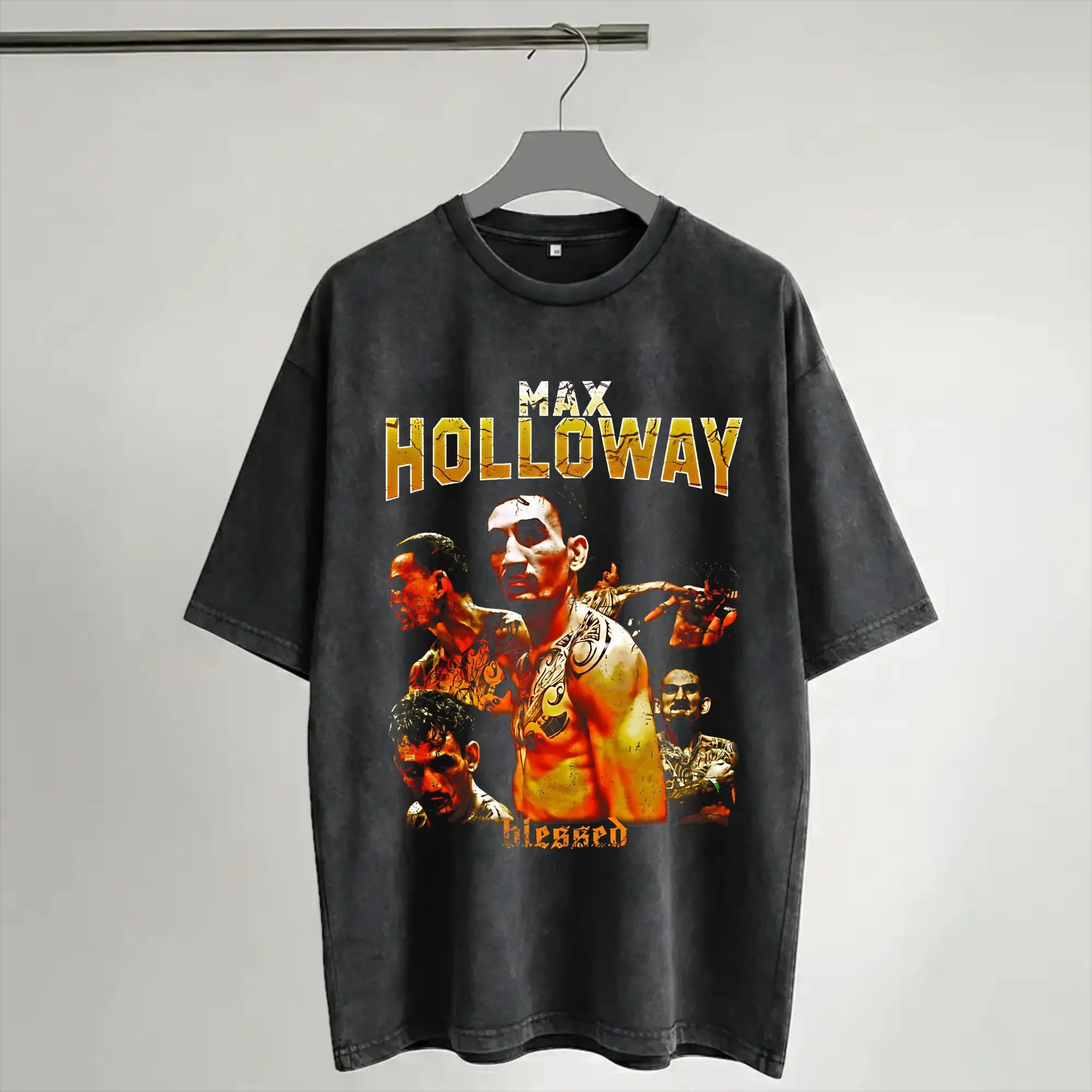 2026 Maxs Blesseds Holloways Washed T Shirts Accessories Oversize T-Shirt  for Men Women Tee