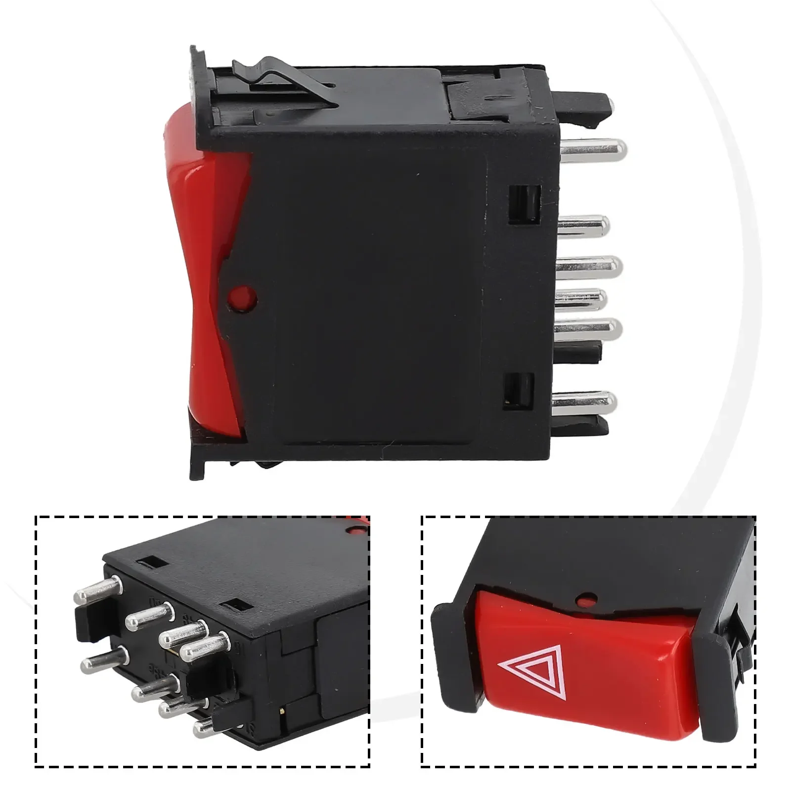 Car Flasher Flashing Switch For Mercedes W201 W123 W126 0008209010 Auto Internal Spare Parts Switch Replacement Parts
