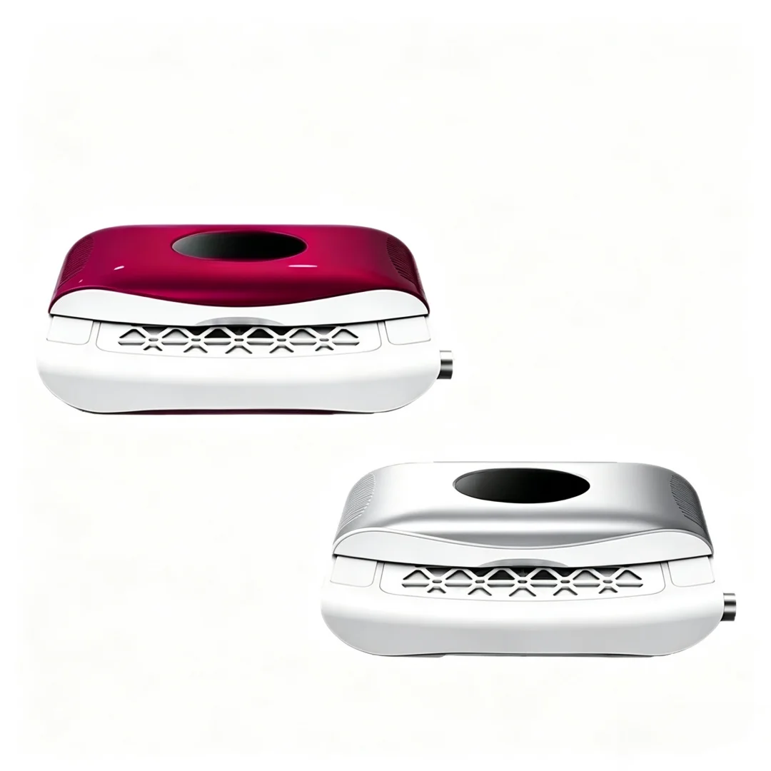 Nail Dust Collector Industry Innovative Foldable Design Dual Turbine All-round Dust Suction For Nail Polishing & Removal