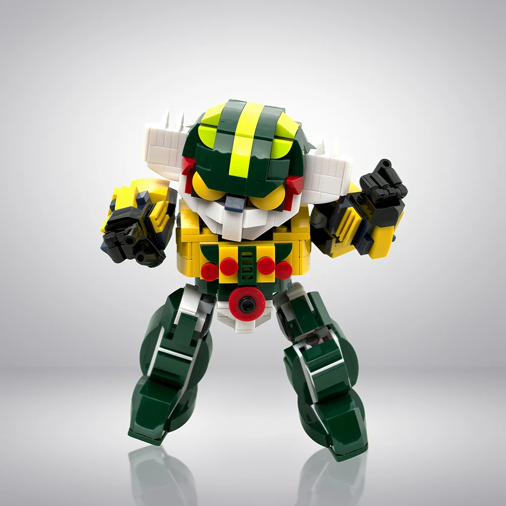 

MOC Steel Jeeg Building Blocks Classic Retro Robot Bricks Set Mecha Action Figure DIY Assembly Model Adult Gift Collection