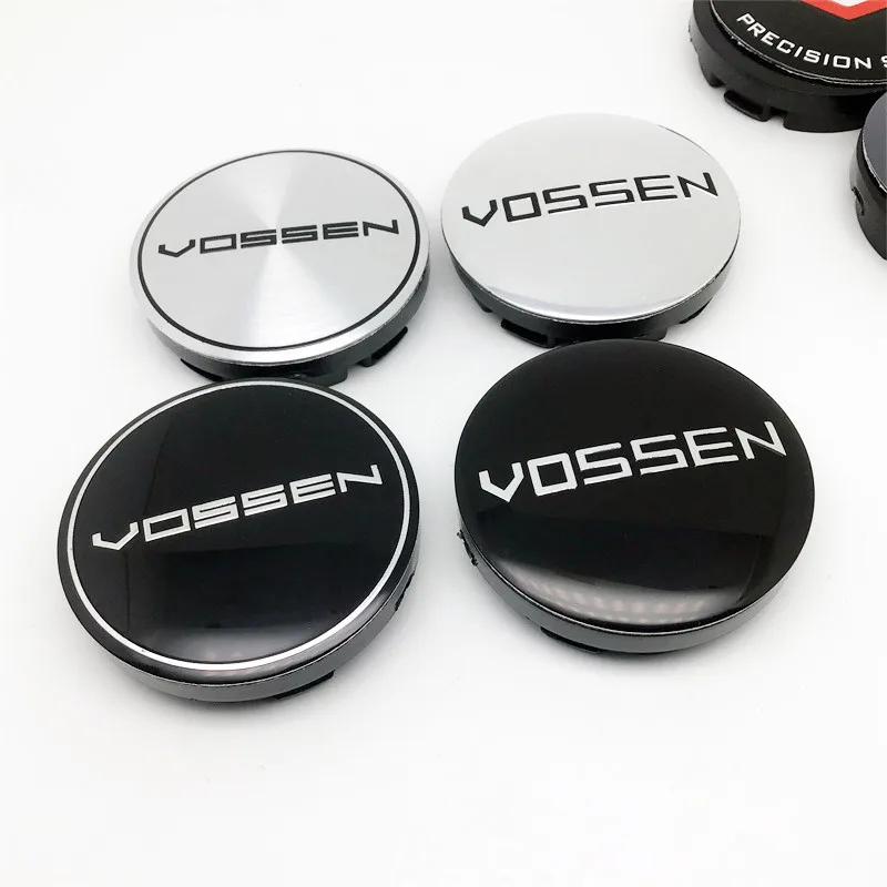 4pcs 56MM VOSSEN Precision  Wheel Center Cap Hubs Car Styling Rims Hub Cover Logo  Emblem Badge Auto Accessories