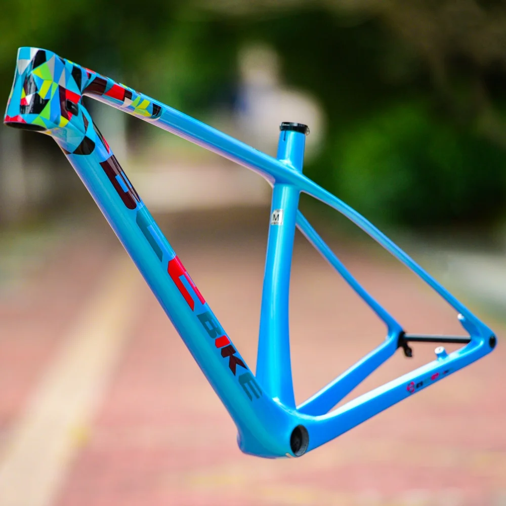 Carbon Fiber MTB Frame, Internal Cable Routing, BOOST Spacing Light Frame for Offroad Mountain Biking