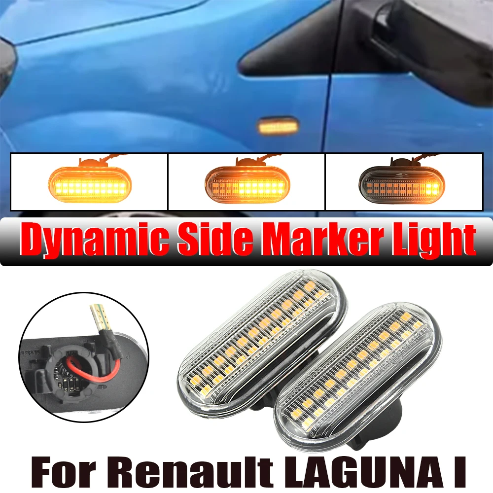 Auto Parts For Opel MOVANO Pritsche/Fahrgestell 2Pcs Dynamic Blinker LED Side Marker Light For Renault 19 II (B/C53_)