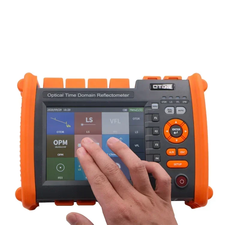 2026 FCST080612-S1 Optical Fiber Test Instrument 1310/1550nm 35/33dB SM OTDR For FTTH Network Installation