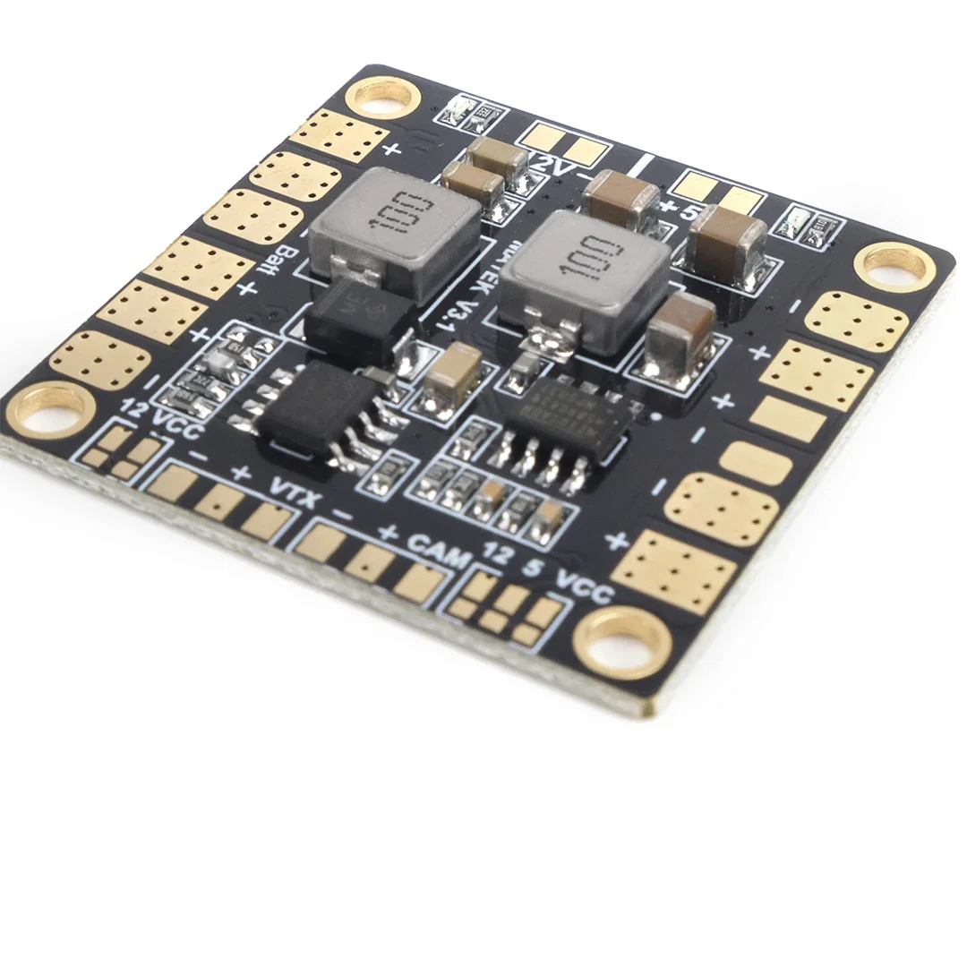 Matek Mini POWER HUB PDB Power Distribution Board with Dual BEC 5V 3A 12V 3A for Drone FPV 4 in 1 ESC 3-6S LiPo Electronic STL