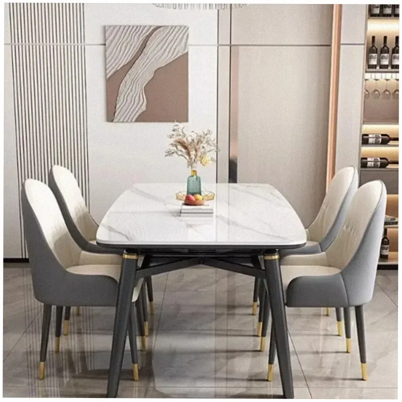 Restaurant Nordic Dining Tables Event Waterproof Wood Modern Dining Tables Kitchen Salon Luxury Tavoli Da Pranzo Furniture Home