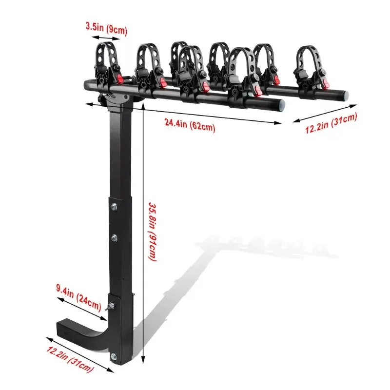 Bicycle, Car, Foldable Tail Rack, Car Towing Bar, Vehicle-mounted Bicycle, Vehicle Rear Bracket, Top Frame