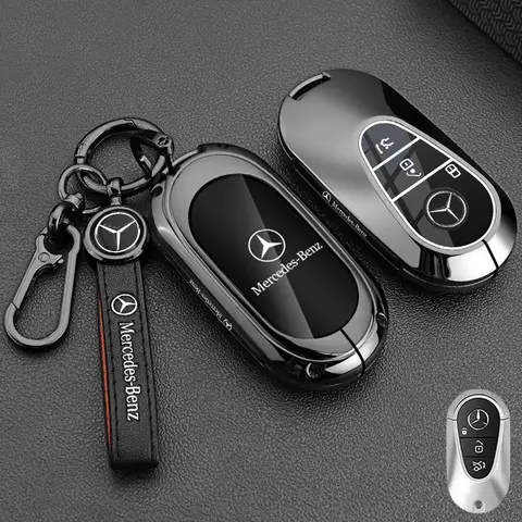 합금 자동차 키 케이스 커버 보호 쉘 메르세데스 벤츠 EQ AMG EQA 350 EQB EQC 400 EQE 350 EQS H243 X254 N293 V295 V295 W447