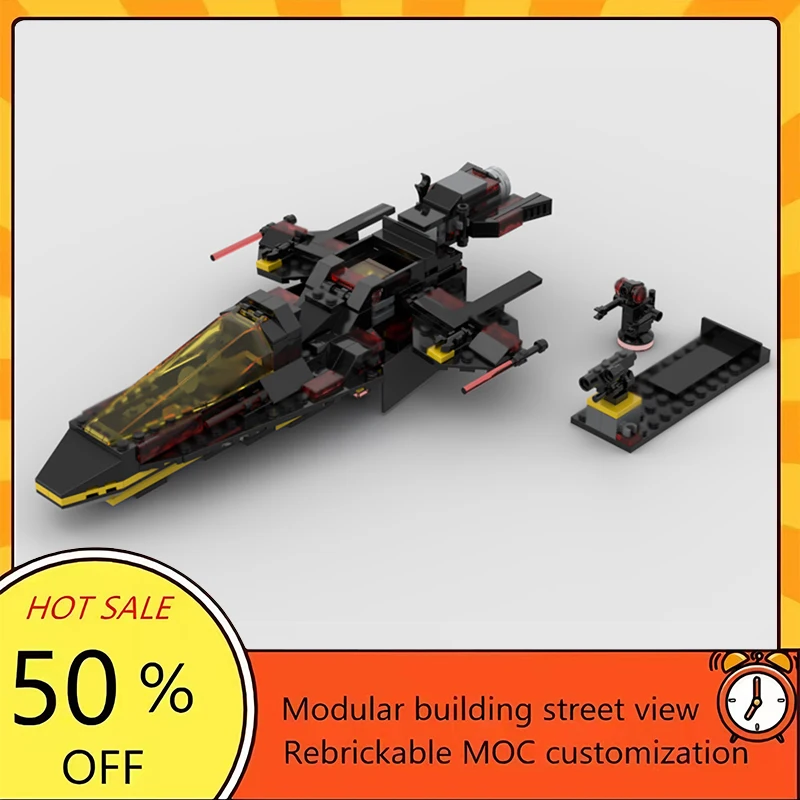 

Набор из 355 деталей: Популярная модель космического корабля из фильма «Звездные войны», конструктор MOC, модульные технологичные блоки, подарок на праздник, игрушка для сборки, детский набор