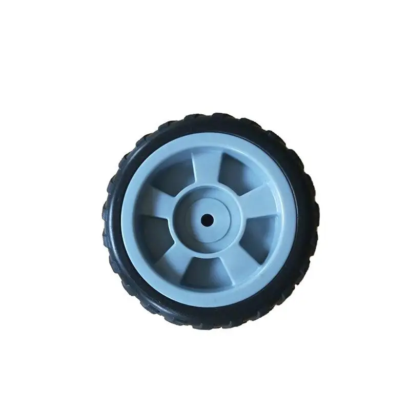 

2 Pcs 6-inch Polyurethane (PU) Silent Smooth Wheels With Plastic Core