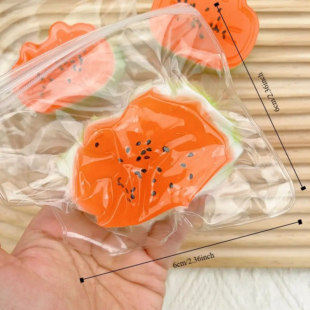 Hot Squishy Squeeze Toy Slow Rebound Simulated Watermelon Pinch Toy Cat Paw Relief Gift Decompression