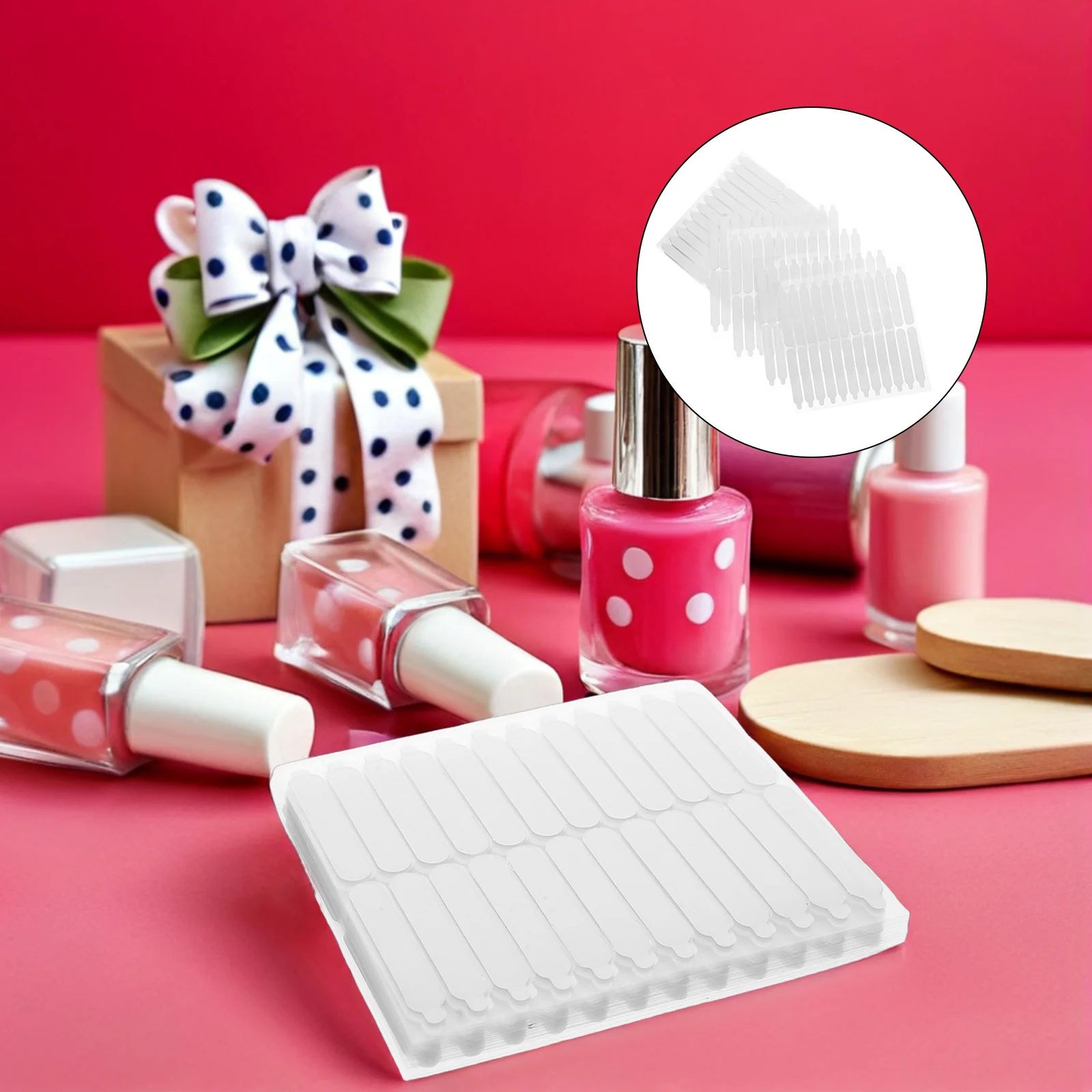 

480 шт. клейкие подушечки для ногтей, прозрачные двухсторонние дышащие маникюрные ленты, отслаивающиеся полоски для накладных ногтей, дизайн ногтей