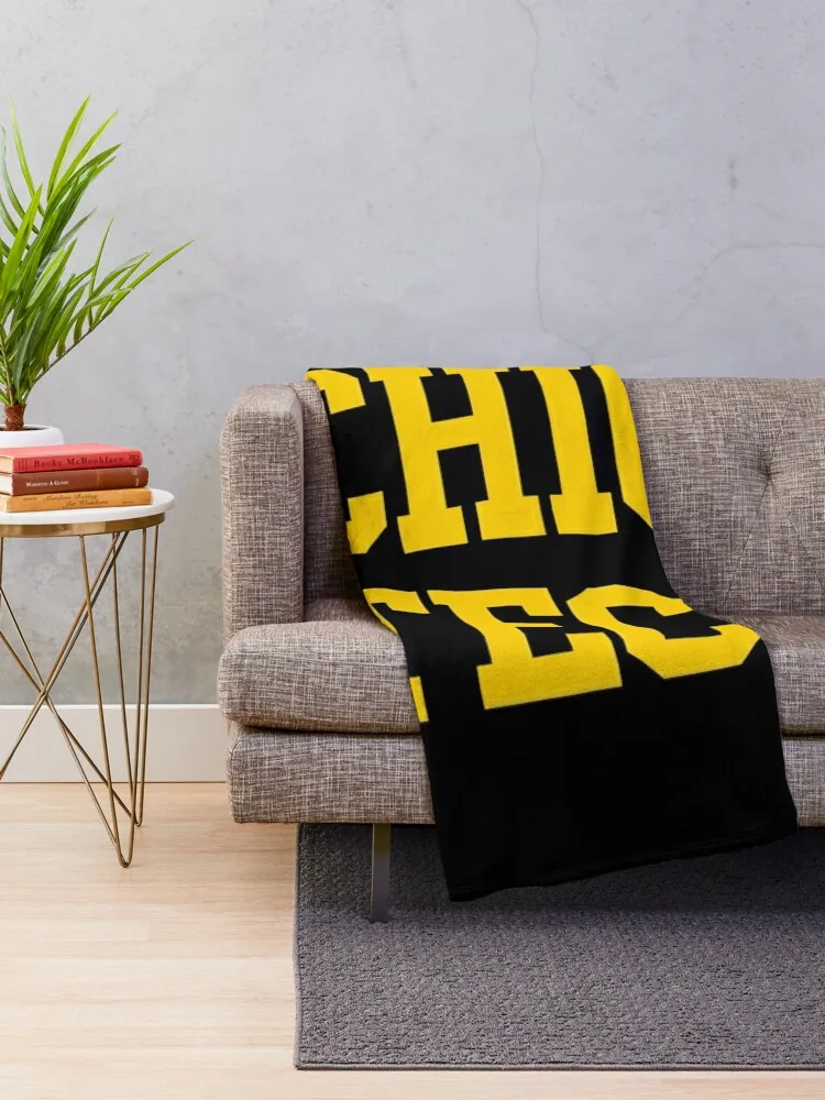 michigan tech - college font curved Throw Blanket Luxury Designer Moving funny gift Bed Fashionable Blankets