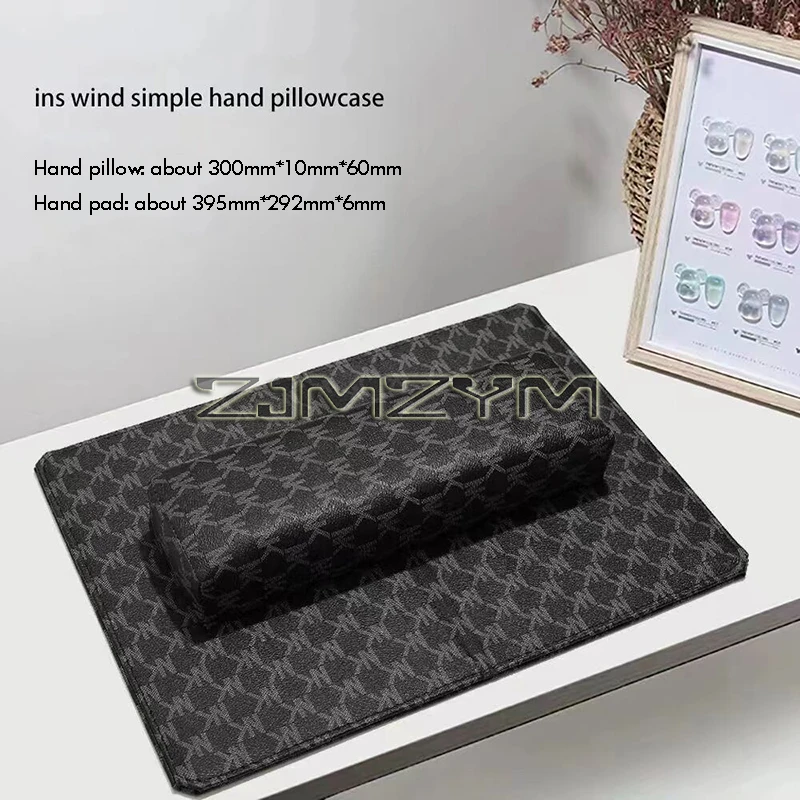 หมอนรองมือชุดเสื่อหมอนวางมือกันน้ำเบาะรองมือทำเล็บสำหรับร้านเสริมสวยเล็บผู้หญิง