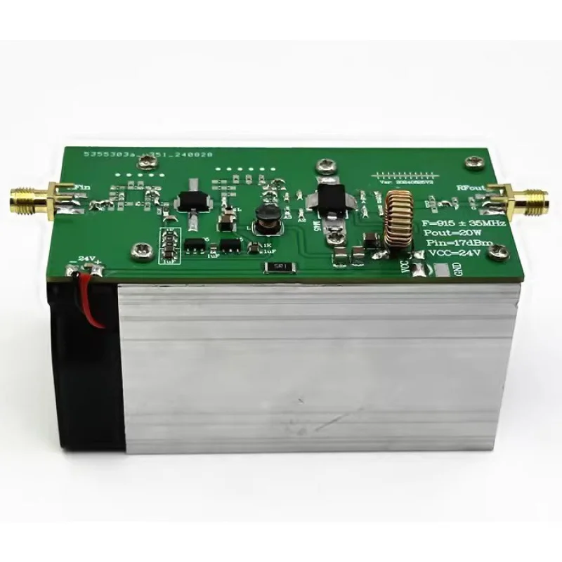 915MHz RF Power Amplifier20W+Radio RF Amplifier with Radiator