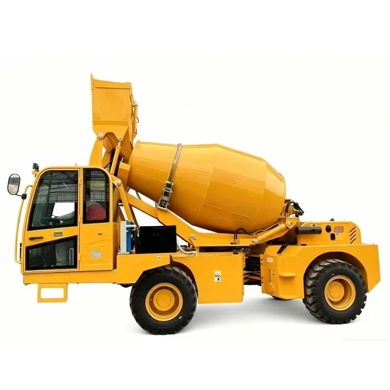 3.5m³ Self Loading Concrete Mixer Truck | 4WD Mobile Cement Mixer with Self Feeding