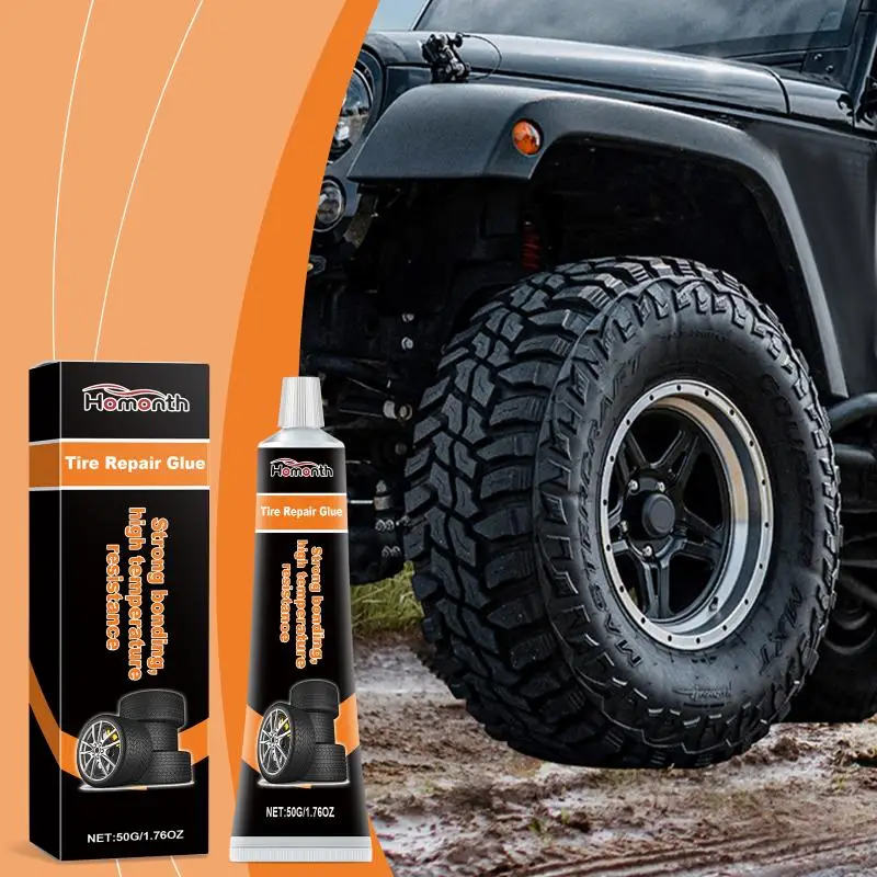 Car Tire Repair Adhesive Quick Crack Sealant for Sidewall Punctures Efficient Daily Maintenance  Repair Glue