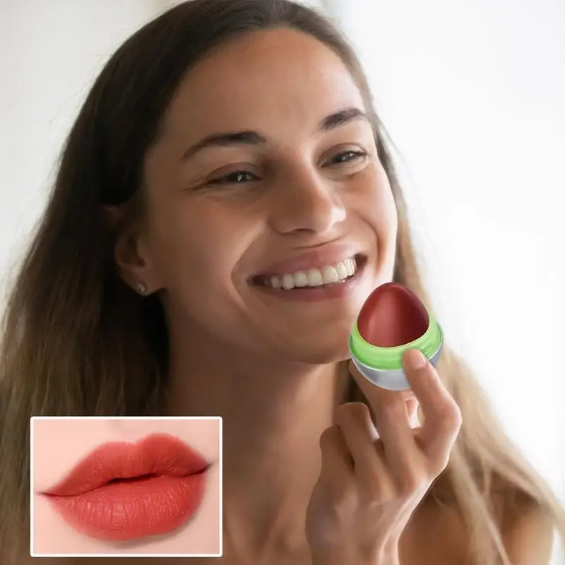 Creme labial que muda de cor, ovo de páscoa, brilho labial, hidratante, bálsamo labial, presente, design de ovo, batom nutritivo duradouro