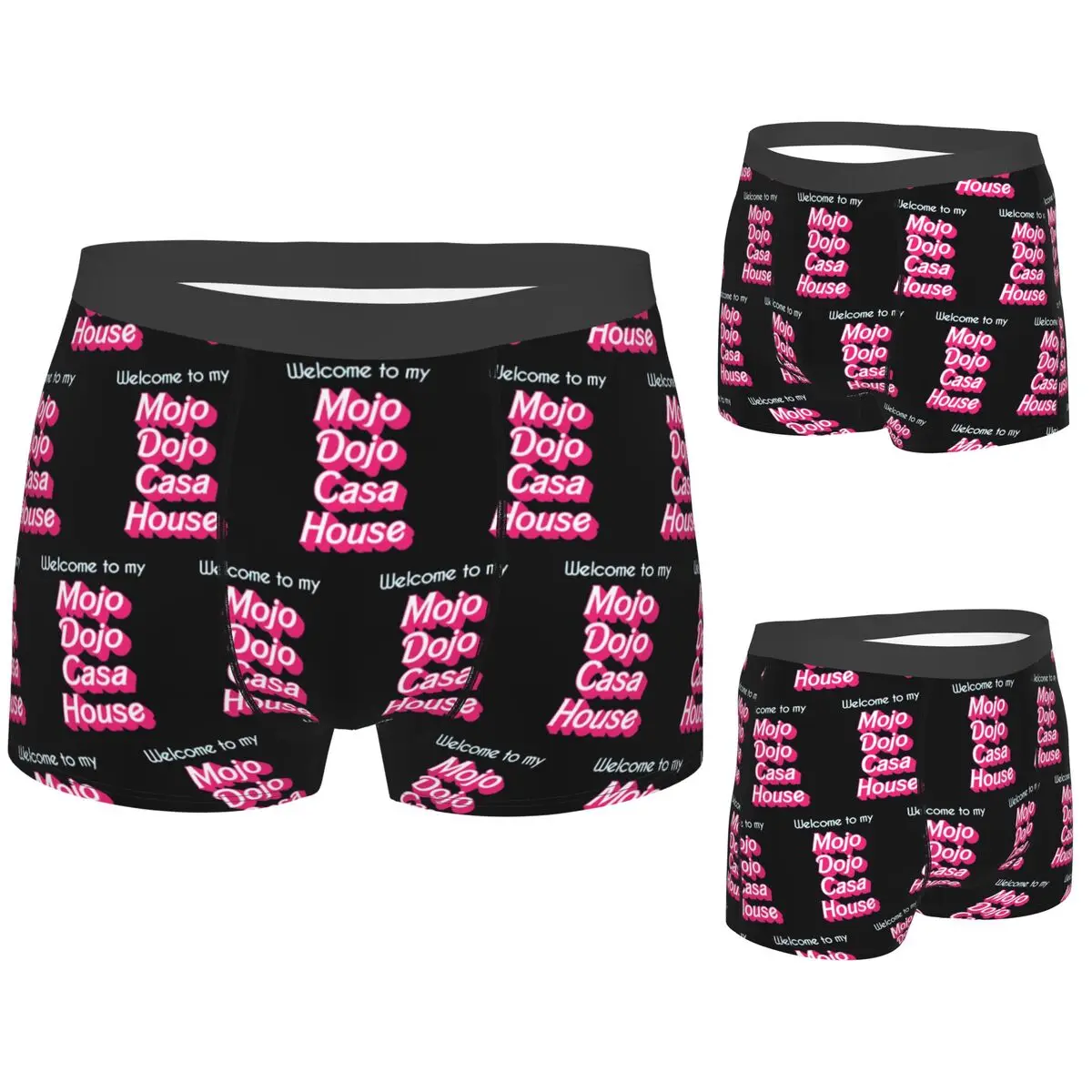 

Boxer Underpants Shorts Mojo Dojo Casa House Panties Male Ventilate Underwear for Homme Man Boyfriend Gift