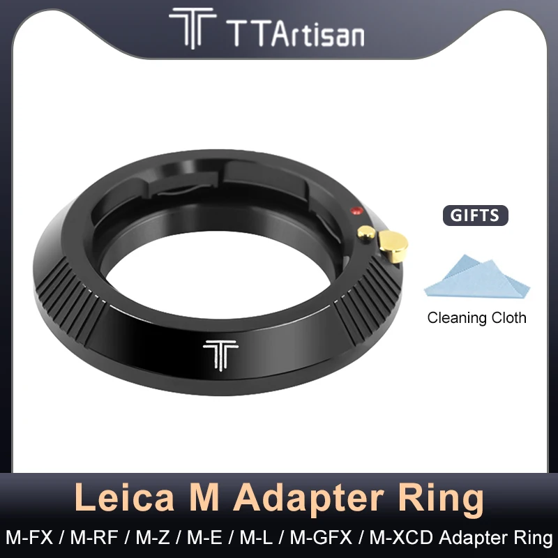 

Адаптер для объектива TTArtisan, Женское кольцо, женское кольцо, для Leica M объектива в Leica L Nikon Z Sony E Canon R Fuji X GFX