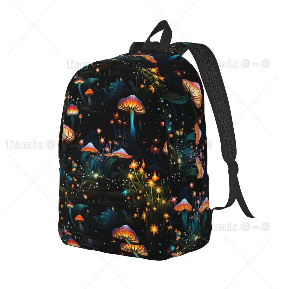 Luminous Glowing Mushroom Student Backpack School Bag Hiking Travel Daypack for Boys Girls Bookbag Shoulder Bags