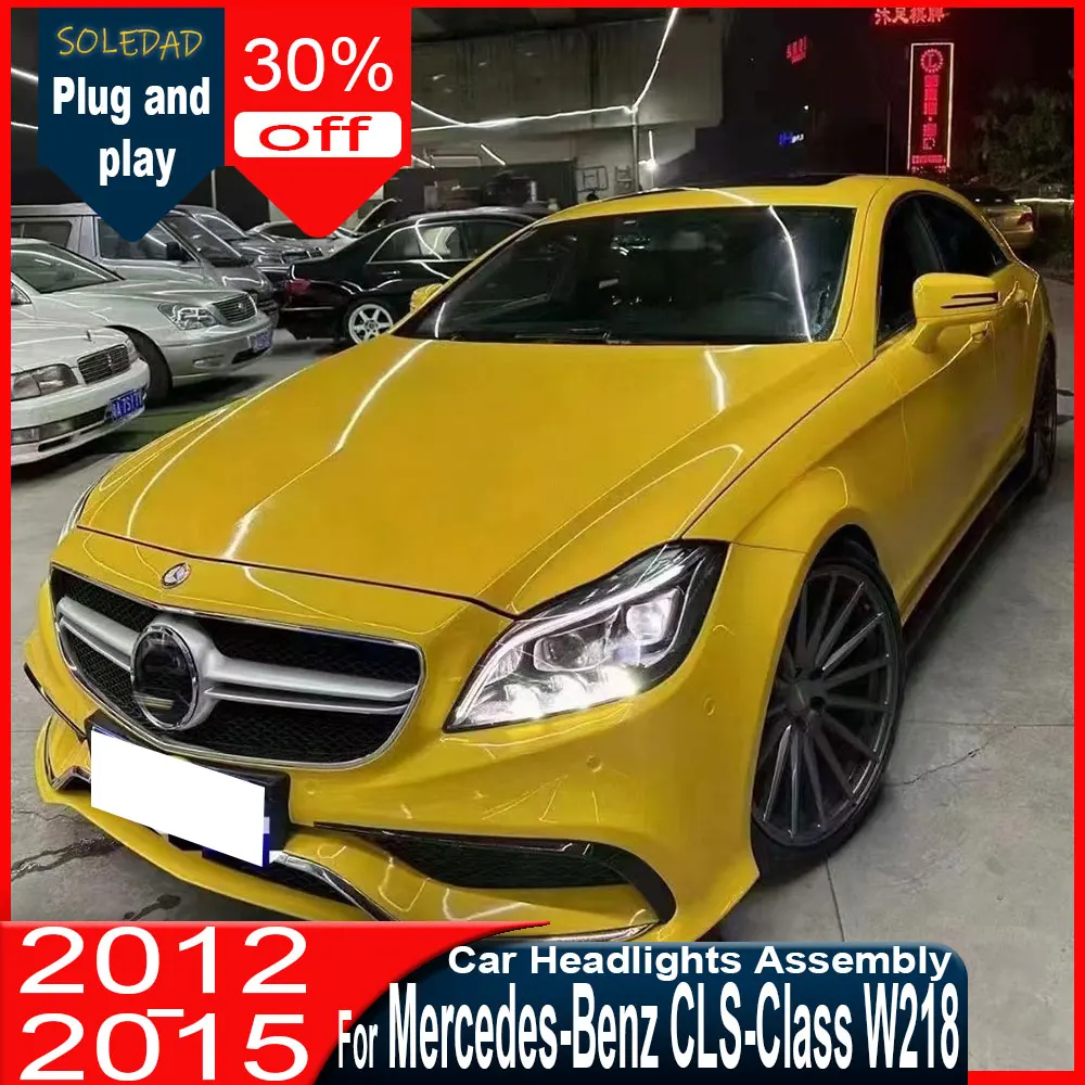 Car headlights for Mercedes-Benz CLS W218 2012-2015 Headlights Assembly Upgrade New Model Led Projector Lens Tool Accessories