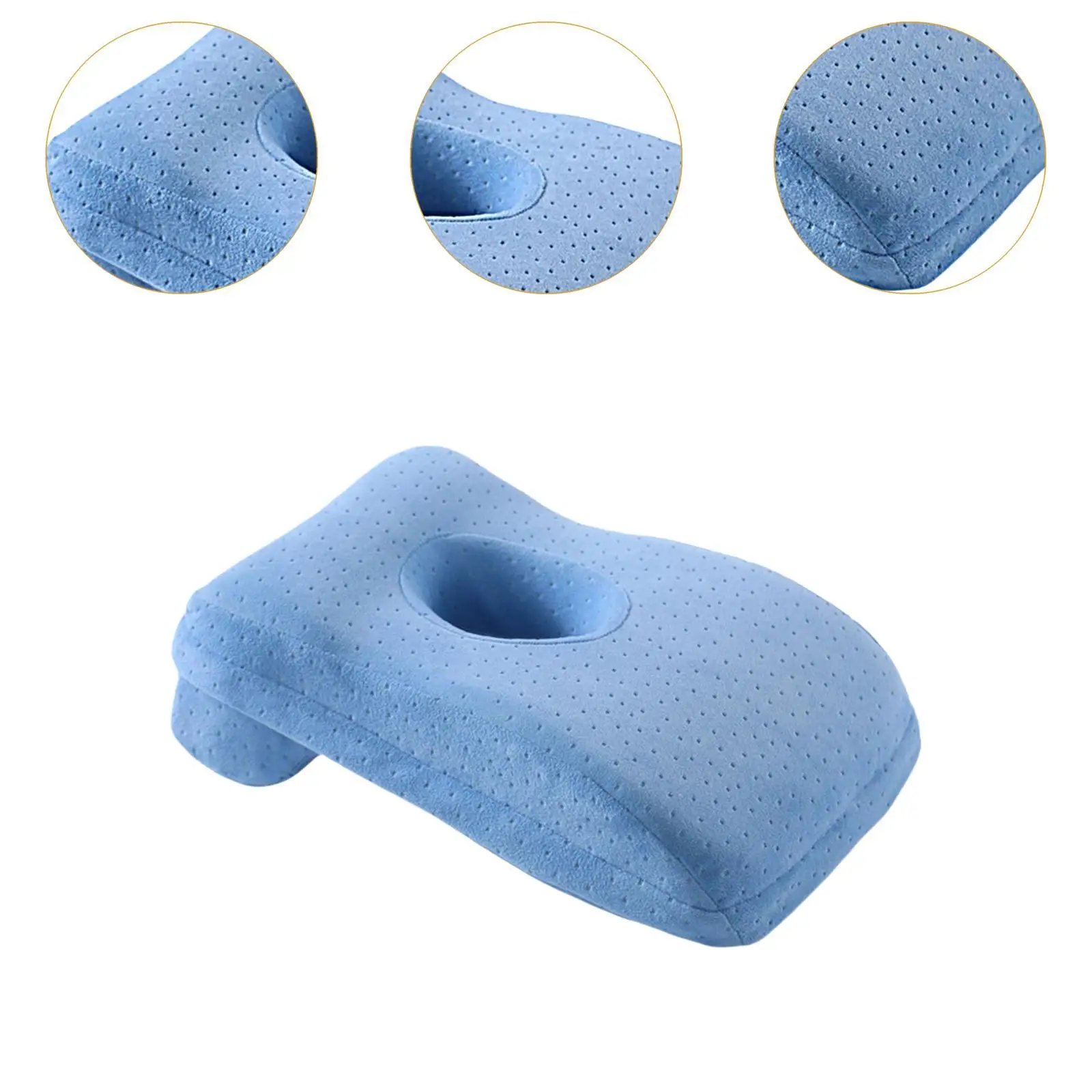 Office Napping Sleeping Pillow Memory Foam Desk Pillow for Airplane Library Kids