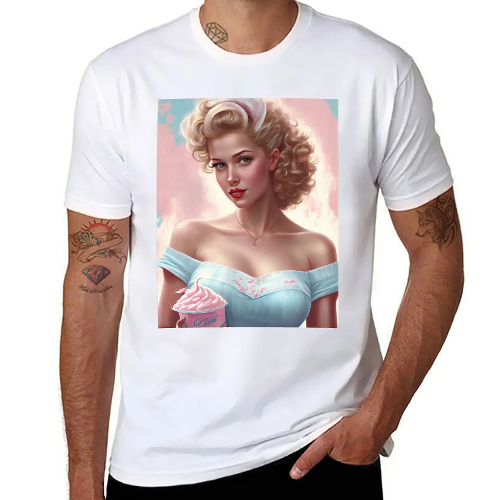 

1950 Pinup Beauties #5 T-Shirt man t shirt designer t shirt man cotton