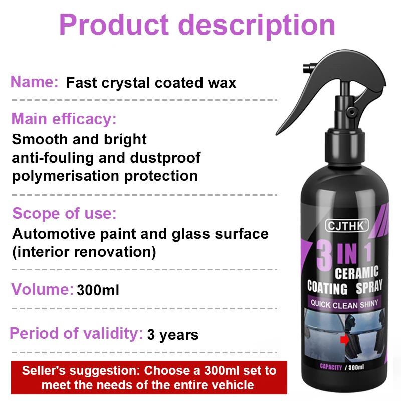 3 In 1 Car Ceramic Nano Coating Liquid Coatin Nano Crystal Hydrophobic Layer Polishing Paint Agent Car Polish Nanos Coatings