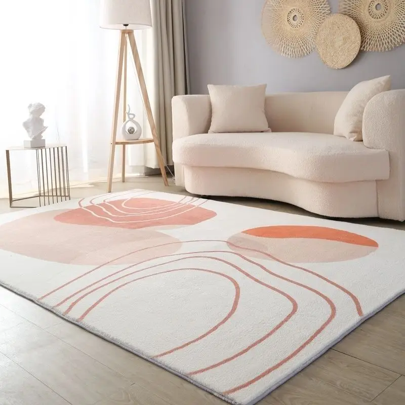 

Modern Minimalist Living Room Thickened Non-Slip Carpet, High-End Bedroom, Bedside Soft Rugs, Home Sofa, Tea Table, Light,