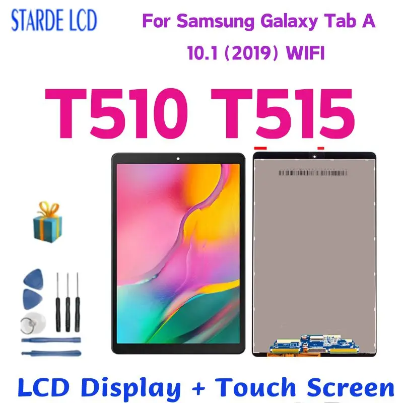 

10.1"New For Samsung Galaxy Tab A 10.1(2019) WIFI T510 SM-T510 T510N T515 LCD Display Touch Screen Assembly LCD Replacment