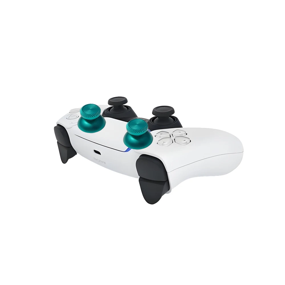 2/10 قطعة سبائك الألومنيوم التناظرية عصا التحكم Thumbstick قبضة غطاء ل PS5 تحكم غمبد اكسسوارات استبدال قبعات الروك #2