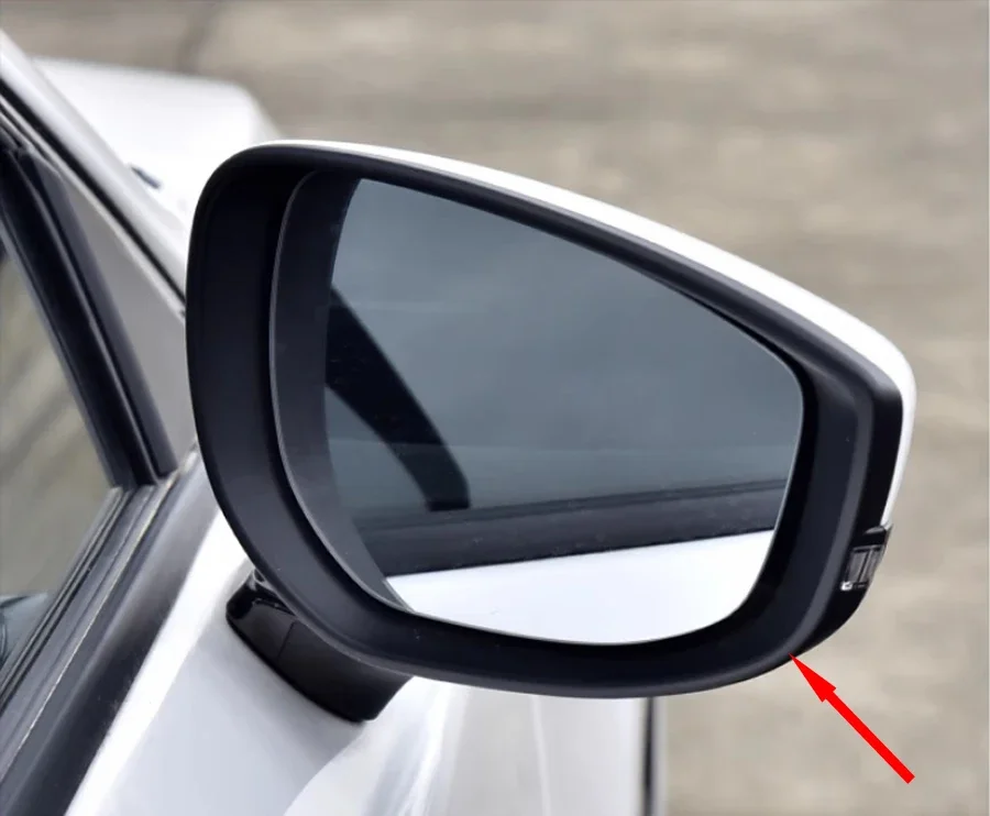 

For Mazda 3 Axela 2020 2021 2022 2023 Car Accessories Door Wing Mirrors Holder Rearview Mirror Trim Ring Housing Frame