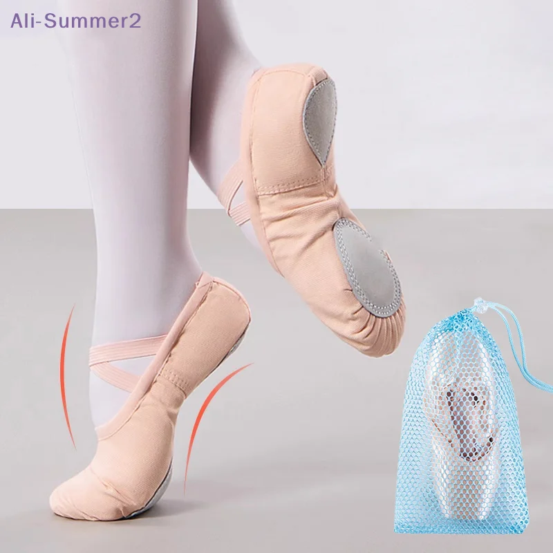 {Summer2} Drawstring Ballet Bag Blue Champagne Color Dance Bag For Girls Ballerina Pointe Shoes Bags Ballet Dance Accessories