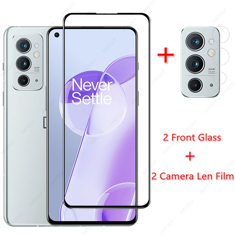 

Tempered Glass for OnePlus 9RT Glass for One Plus 9RT 9 Nord 2 5G N200 CE N10 N100 9R 8T Screen Protector Camera Len Film