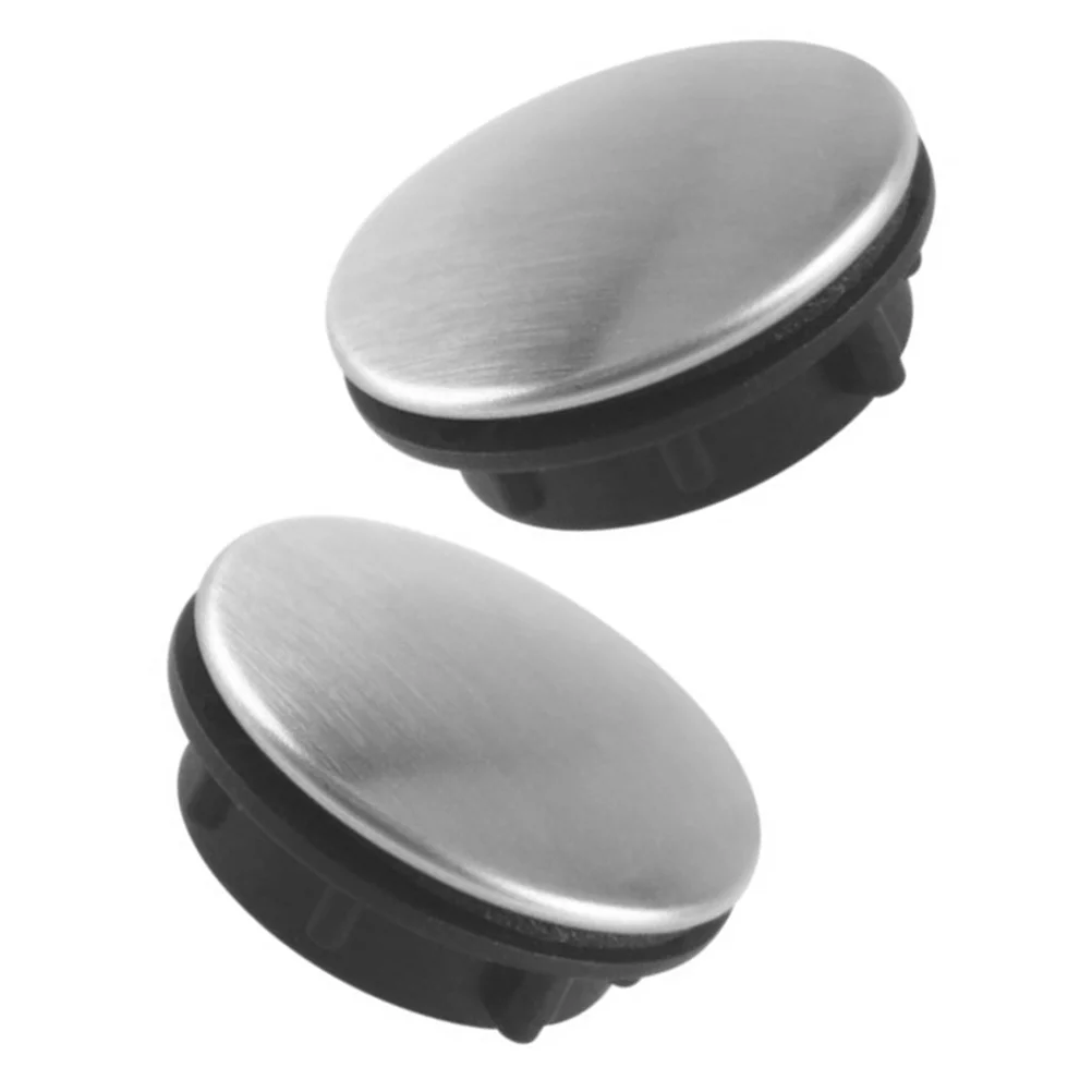 

2 Pcs Water Trough Bath Taps Faucet Cover Sink Hole Plugs for Holes Kitchen Miniature 45X45cm Silver Bathtub Baby