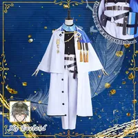 Rainbow Society Vtuber Virtual Anchor Luxiemike Ike Feyland Coswear Cosplay Set boy gentleman clothing costume