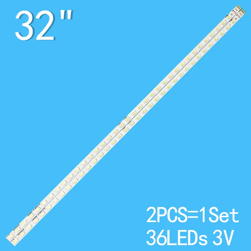 แถบไฟแบล็คไลท์ LED 358มม. สำหรับไฟ36ดวง L32E5300D L32E5390A-3D L32E5300A 32CL300C 67-H93402-OAO 32HT5730-36