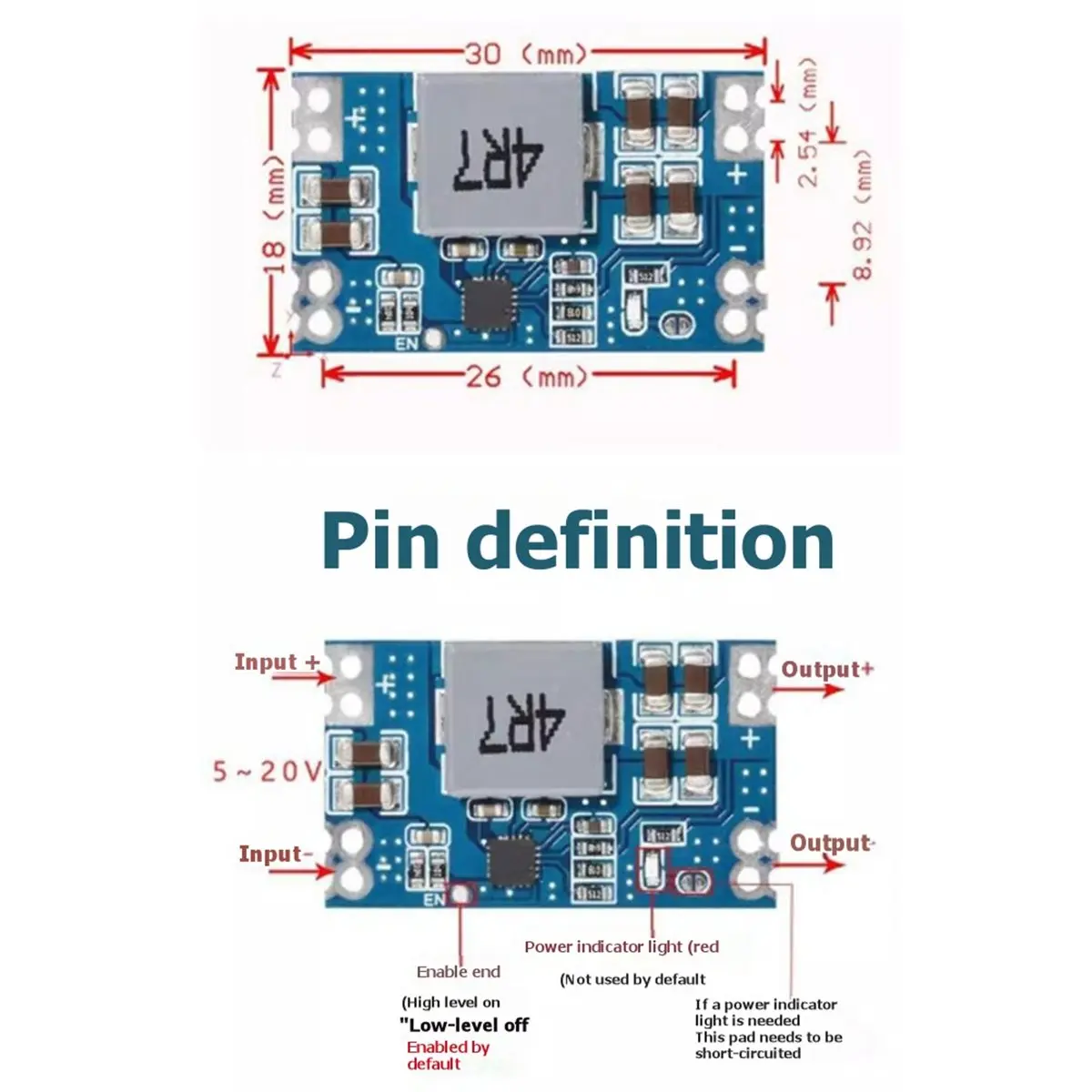 A10I 10PCS Mini560 DC-DC Converter 5A Voltage Regulator Stabilized Power Supply for Various Applications 5V