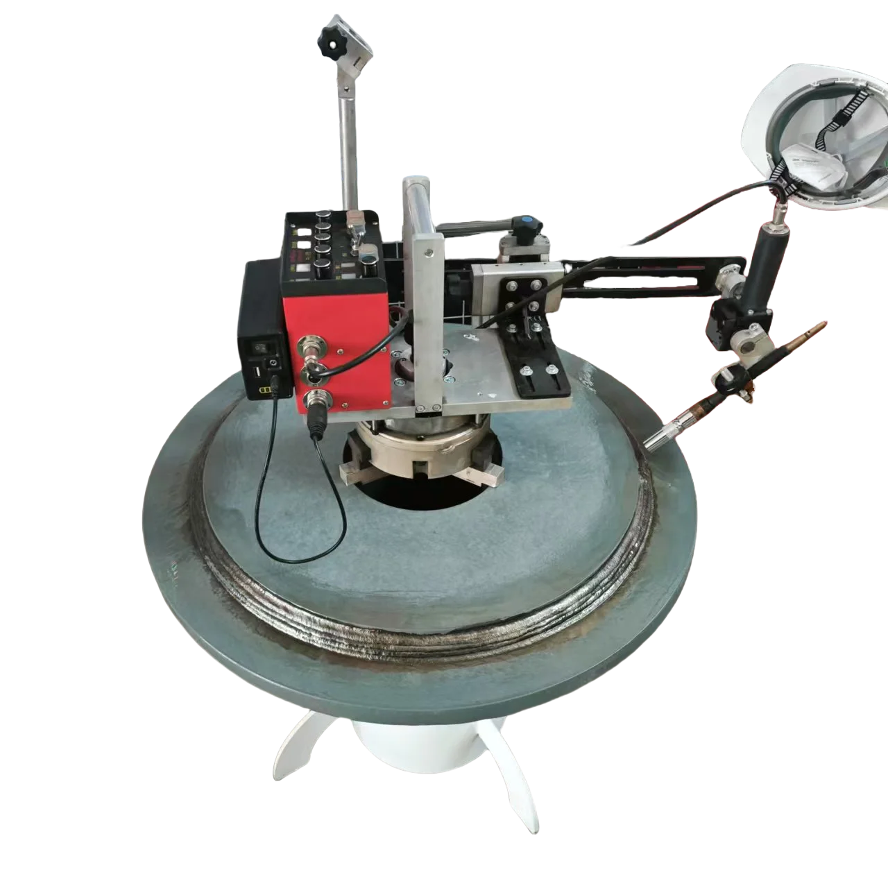 YHB-FL Welding Tractor Multi-Function Adjustable  Flat Flange Angle Mig Welding Machine New Portable Light Weight Hot Selling